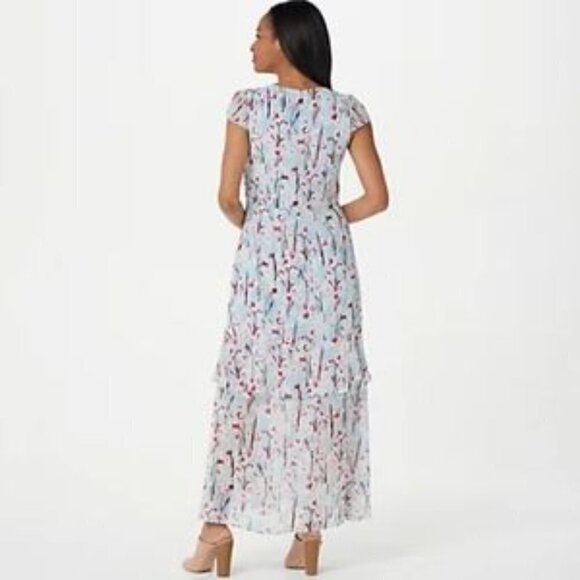 Haute Hippie Tribe Printed Ruffle Dress - Picture 2 of 5